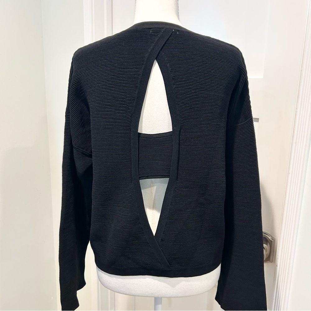 Willow & Clay Open-Back Sweatshirt